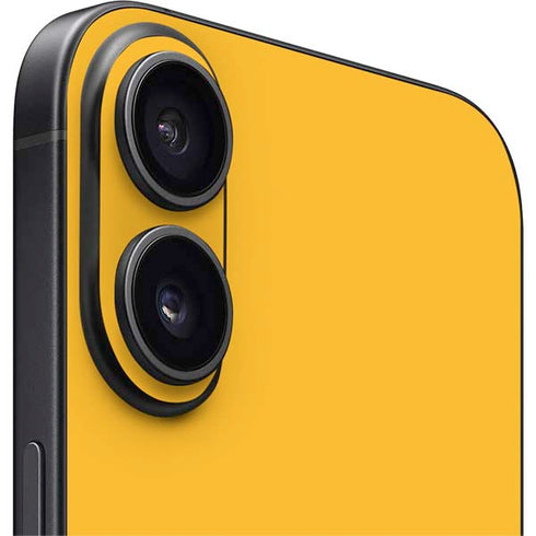 NHL Boston Bruins Solid Background iPhone 16 Plus Skin